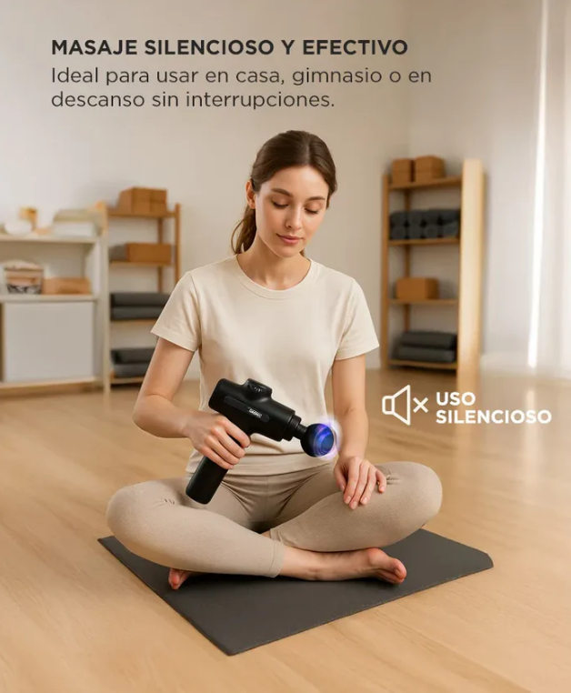 Pistola masajeadora profesional - Alivio inmediato