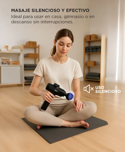 Pistola masajeadora profesional - Alivio inmediato